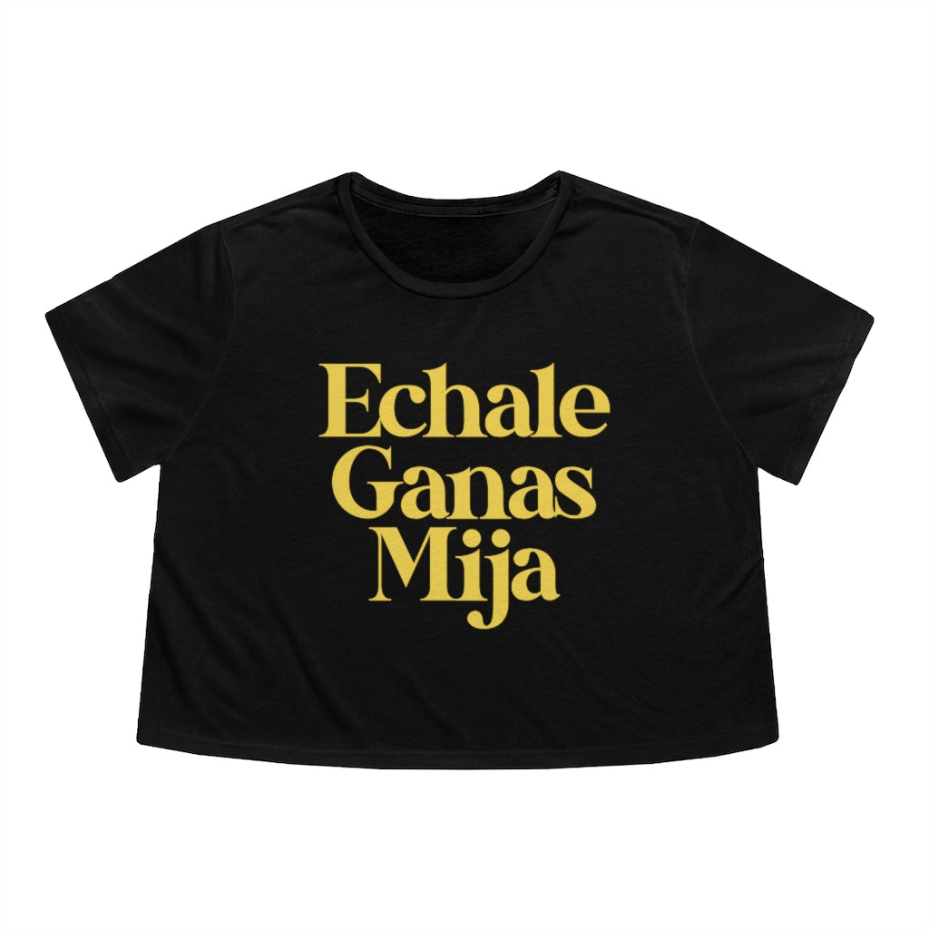 Women's Echale Ganas Mija Flowy Cropped Tee