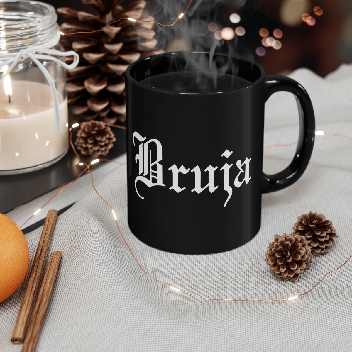 Halloween Bruja 11oz Black Mug