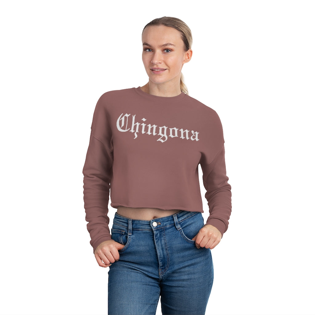 Chingona Cropped Sweatshirt