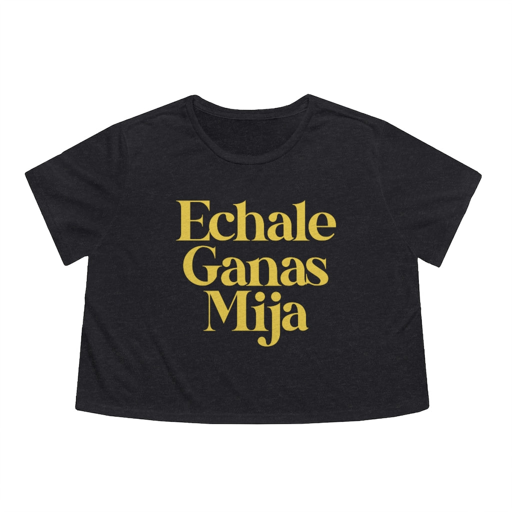 Women's Echale Ganas Mija Flowy Cropped Tee